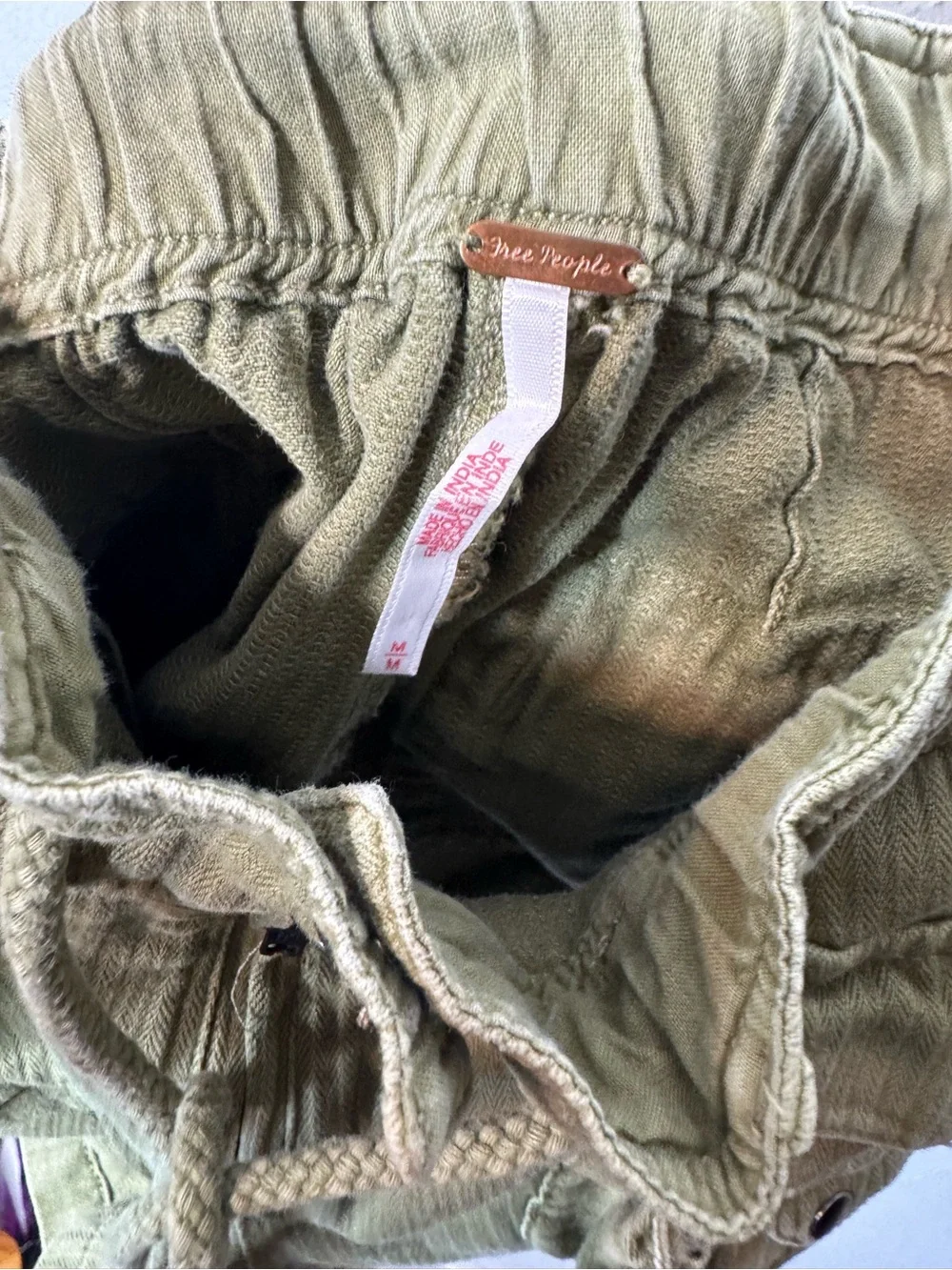 Free people military green shorts size medium - Picture 4 of 4